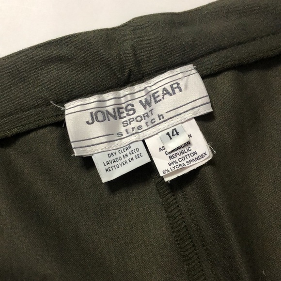 Jones Wear Sport Pants - Stretch Fit - Forest Green - Picture 6 of 13